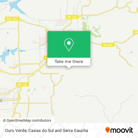 Ouro Verde map