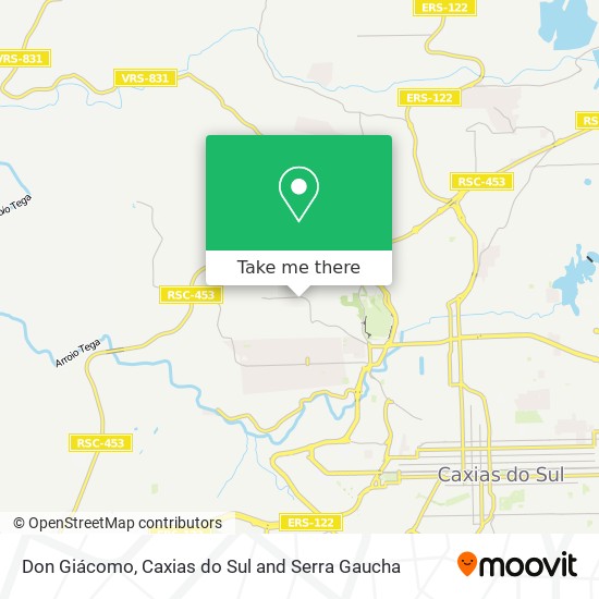 Don Giácomo map