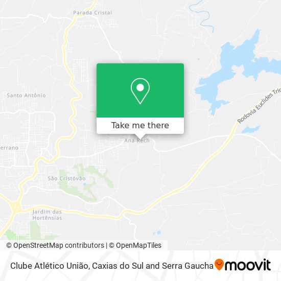 Clube Atlético União map