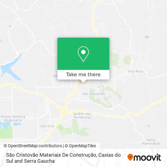 São Cristóvão Materiais De Construção map
