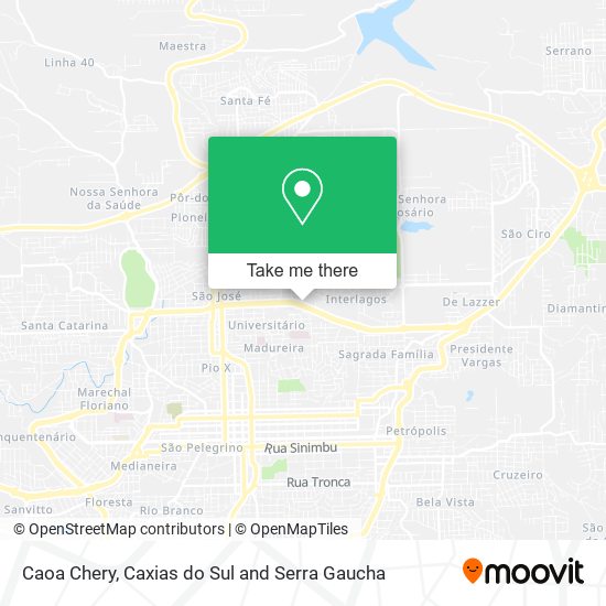 Caoa Chery map