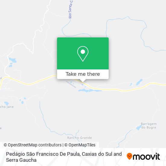 Pedágio São Francisco De Paula map