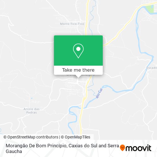 Morangão De Bom Princípio map