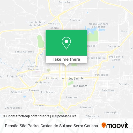Pensão São Pedro map