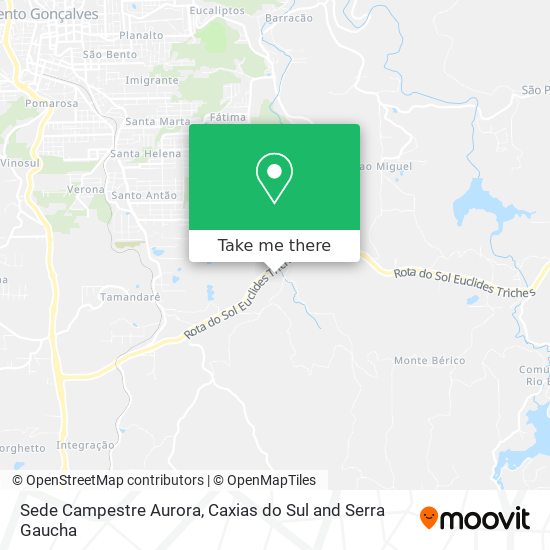 Sede Campestre Aurora map