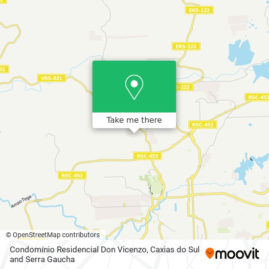 Condomínio Residencial Don Vicenzo map
