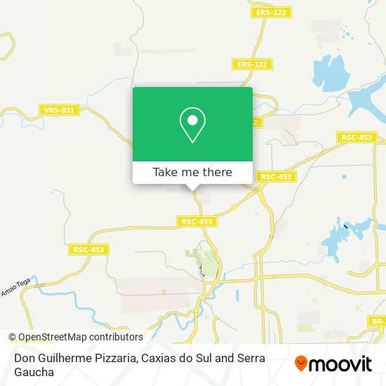 Don Guilherme Pizzaria map