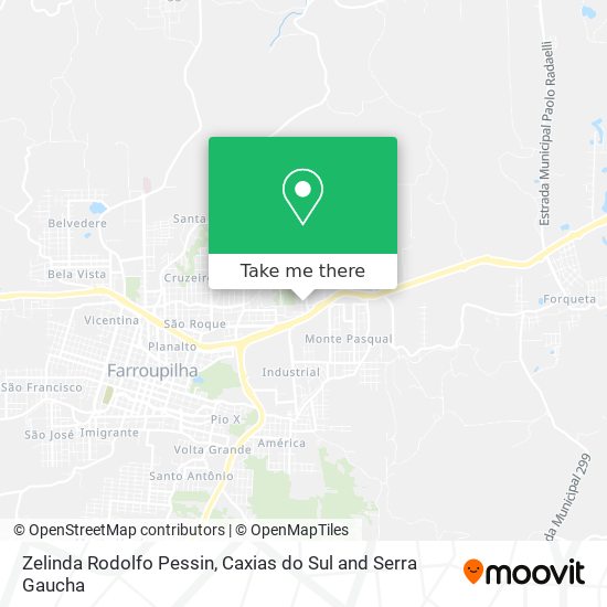 Zelinda Rodolfo Pessin map