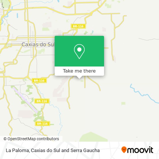 La Paloma map