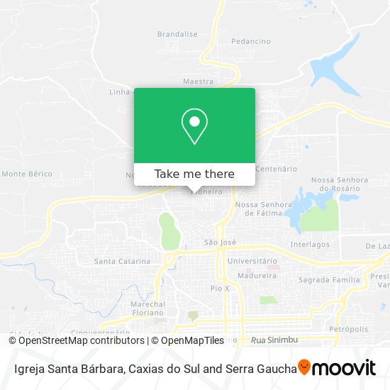 Igreja Santa Bárbara map