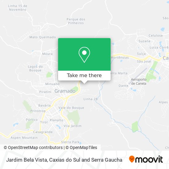 Jardim Bela Vista map