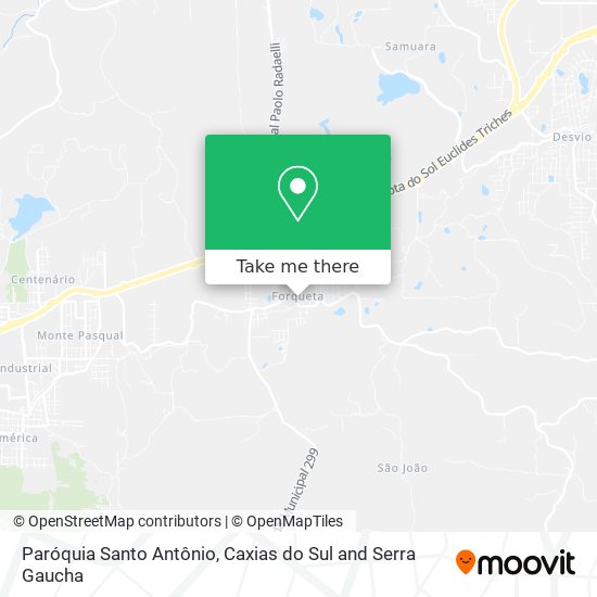 Paróquia Santo Antônio map