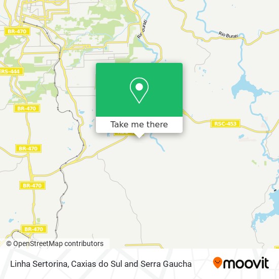 Linha Sertorina map