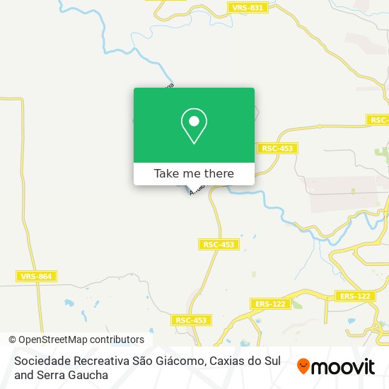 Sociedade Recreativa São Giácomo map