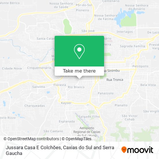 Jussara Casa E Colchões map