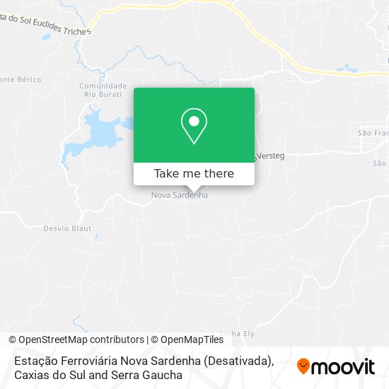 Estação Ferroviária Nova Sardenha (Desativada) map