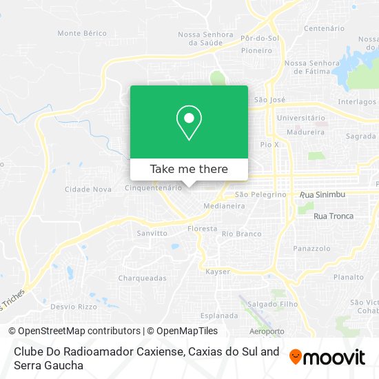 Clube Do Radioamador Caxiense map