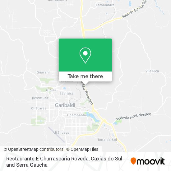 Restaurante E Churrascaria Roveda map