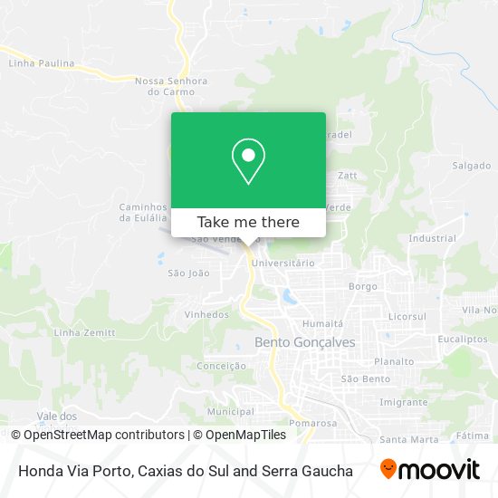 Honda Via Porto map