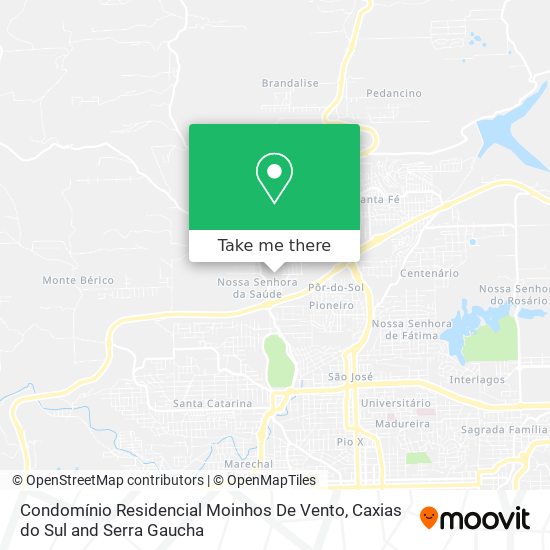 Condomínio Residencial Moinhos De Vento map