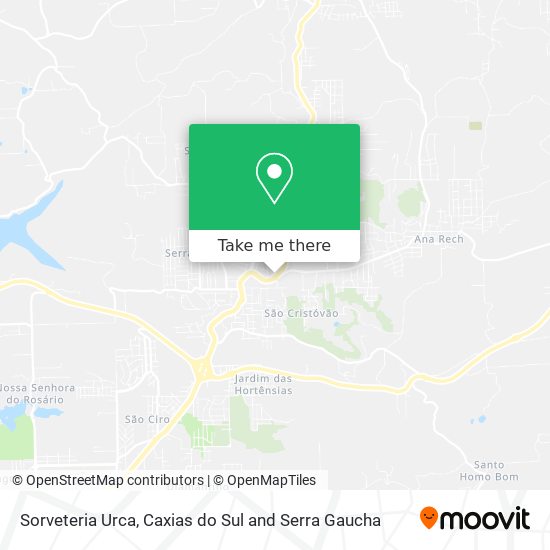 Sorveteria Urca map