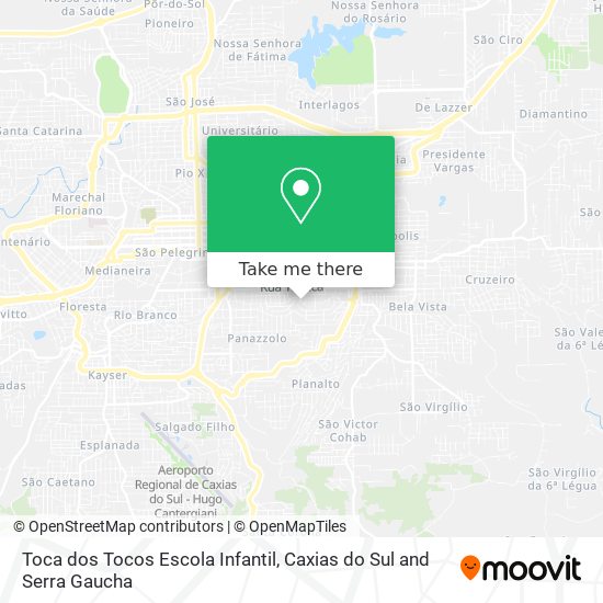 Toca dos Tocos Escola Infantil map