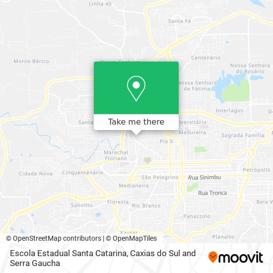 Escola Estadual Santa Catarina map