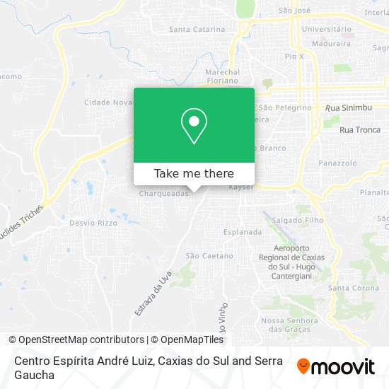 Centro Espírita André Luiz map