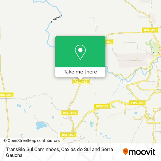 TransRio Sul Caminhões map