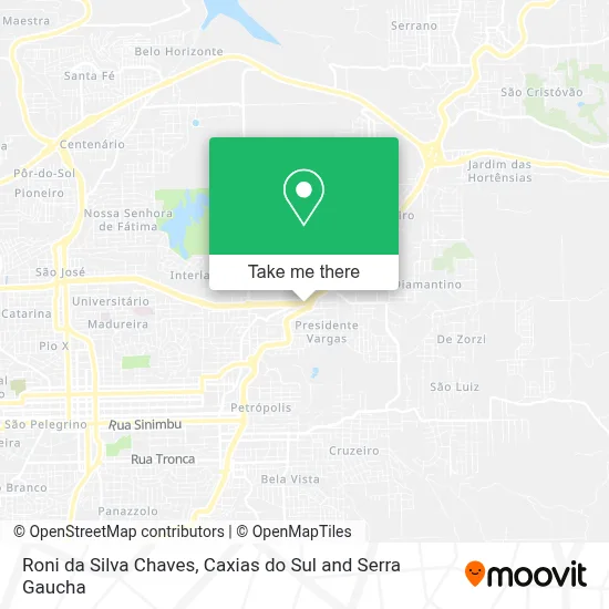 Roni da Silva Chaves map
