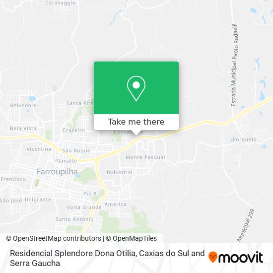 Residencial Splendore Dona Otilia map