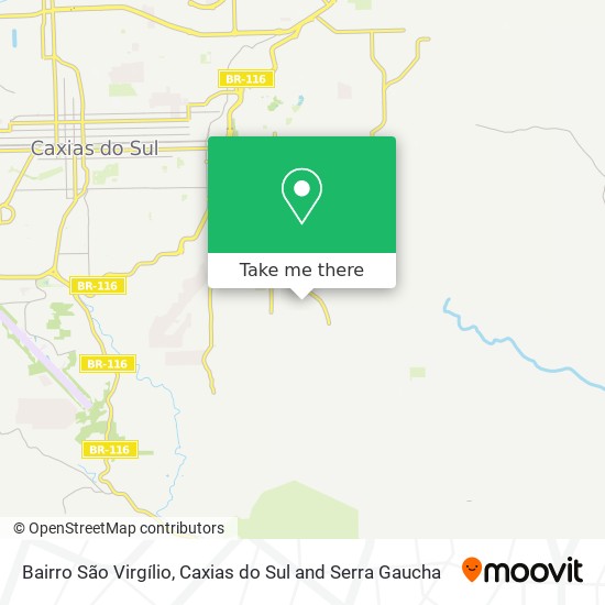Bairro São Virgílio map