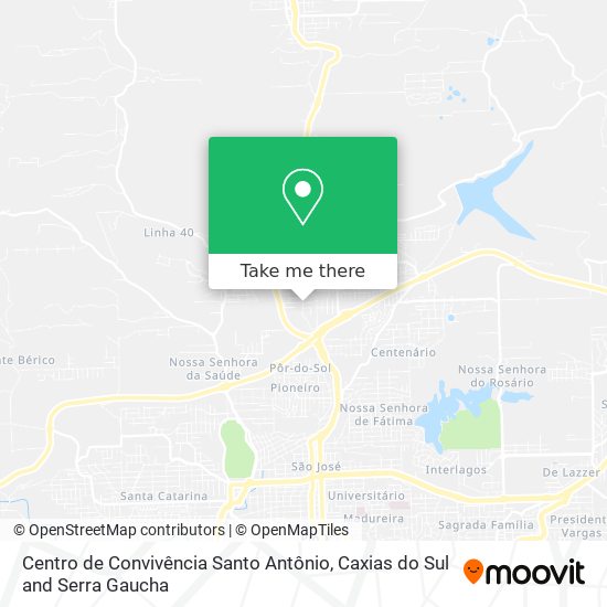 Centro de Convivência Santo Antônio map