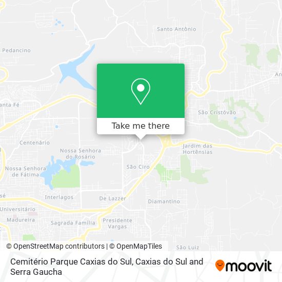 Cemitério Parque Caxias do Sul map