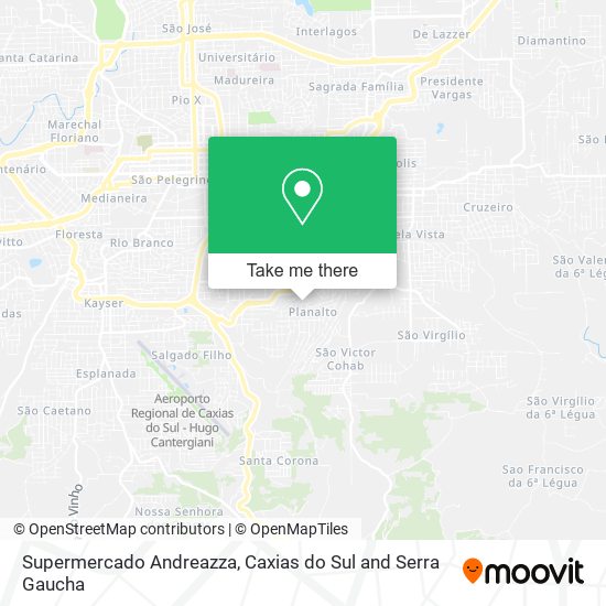 Supermercado Andreazza map