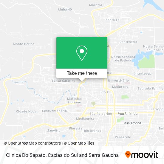 Clinica Do Sapato map