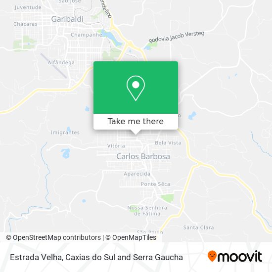 Estrada Velha map
