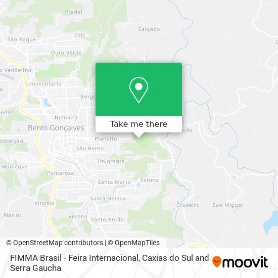 FIMMA Brasil - Feira Internacional map
