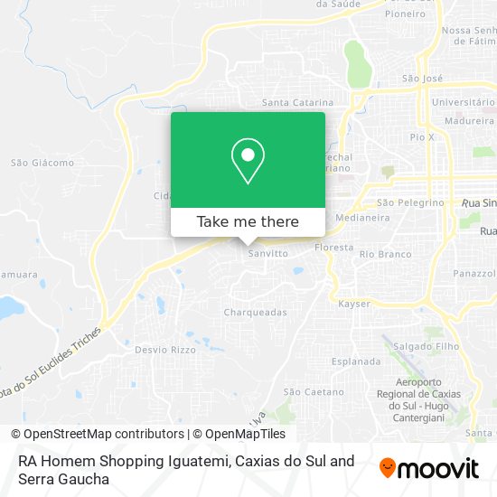 Mapa RA Homem Shopping Iguatemi