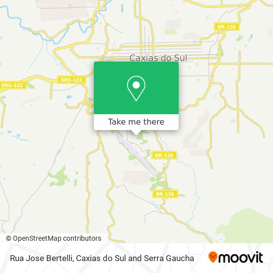 Rua Jose Bertelli map