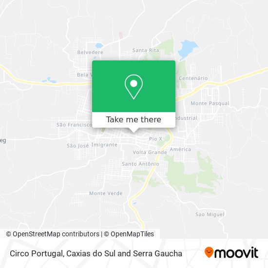 Circo Portugal map