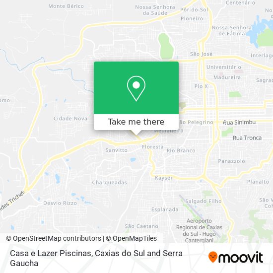 Casa e Lazer Piscinas map