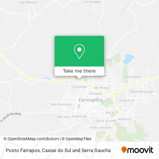 Posto Farrapos map