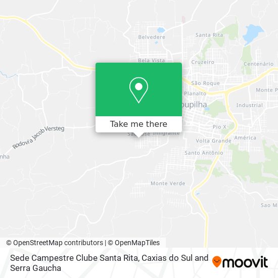 Sede Campestre Clube Santa Rita map
