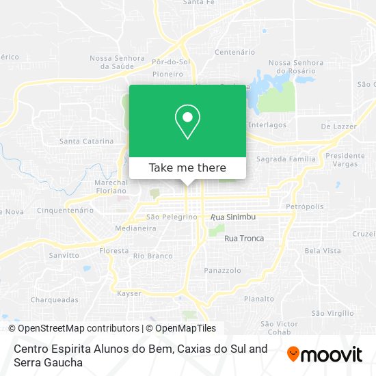 Centro Espirita Alunos do Bem map