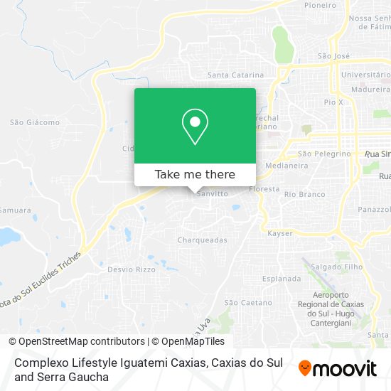 Mapa Complexo Lifestyle Iguatemi Caxias