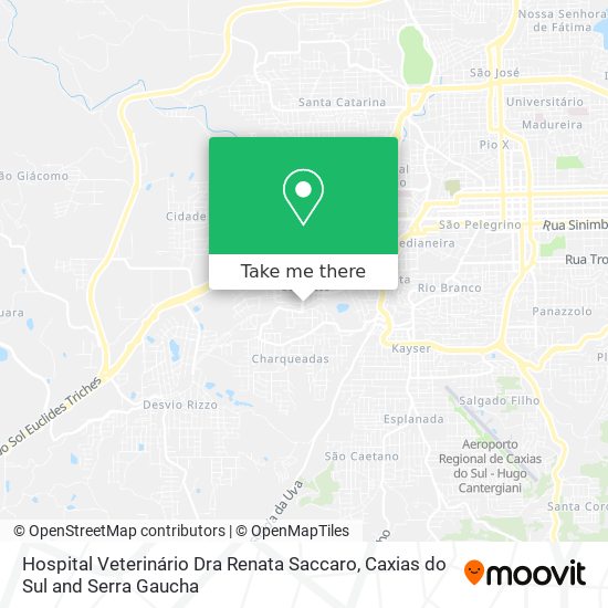 Mapa Hospital Veterinário Dra Renata Saccaro
