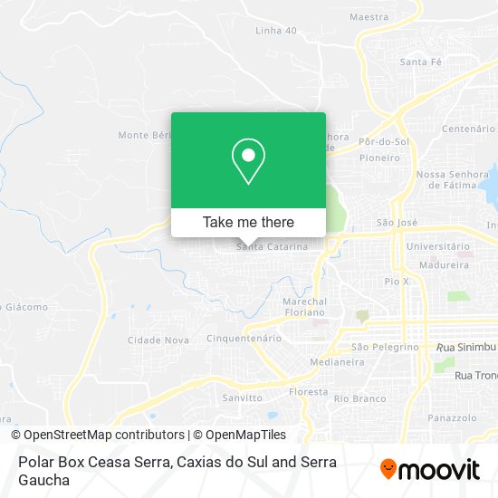Polar Box Ceasa Serra map