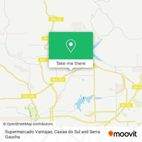 Supermercado Vantajao map