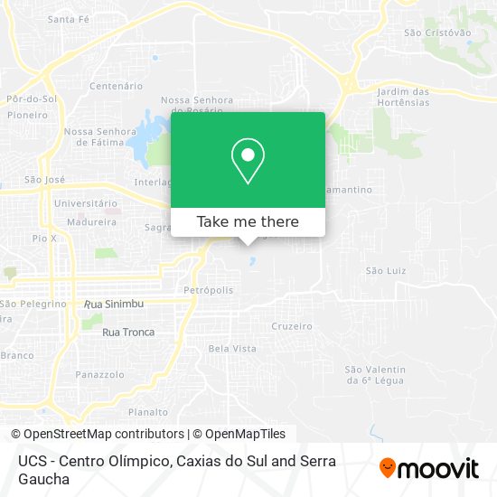 UCS - Centro Olímpico map